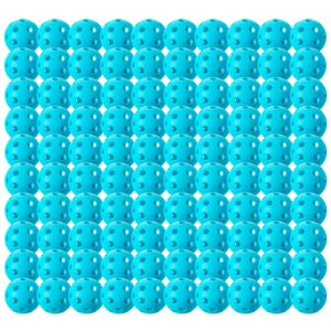 franklin sports x-26 indoor pickleballs - bulk indoor court pickleball balls - usa pickleball (usapa) approved tournament pickleballs - bulk 100 pack inside pickleballs - blue