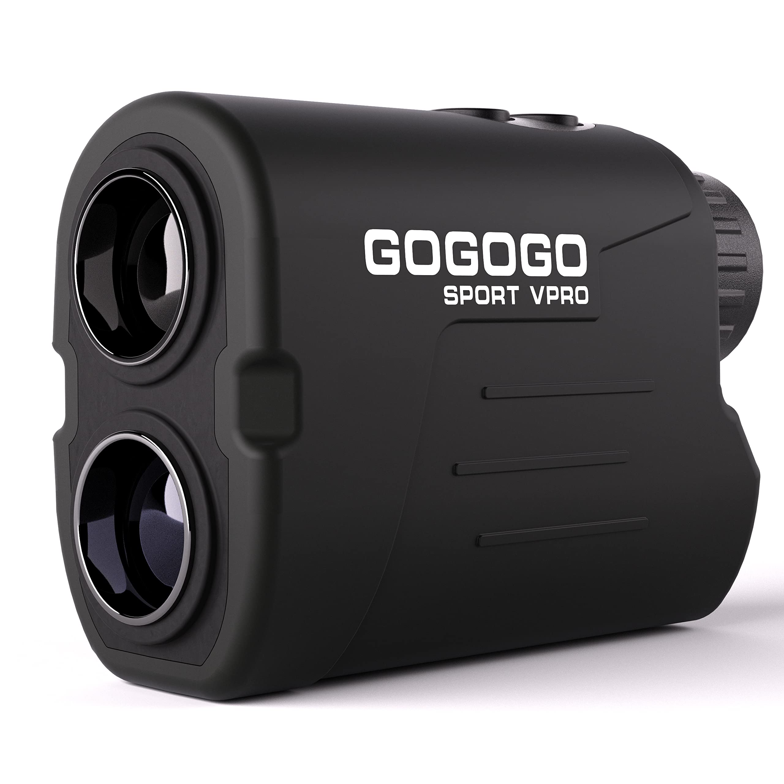 Gogogo Sport Vpro Laser Golf/Hunting Rangefinder, 6X Magnification Clear View 650/1200 Yards Laser Range Finder, Lightweight, Slope, Pin-Seeker & Flag-Lock & Vibration (650 Yard)