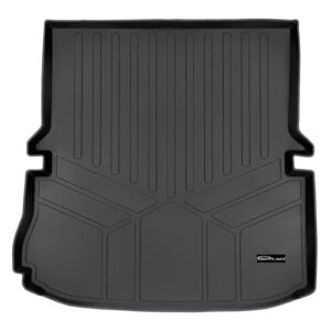 smartliner all weather custom fit cargo trunk liner floor mat behind 2nd row black compatible with 2011-2019 compatible with ford explorer