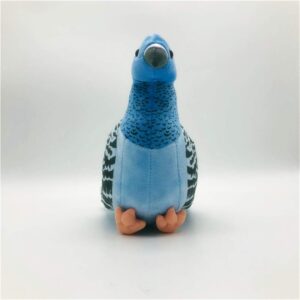 Simulation White Pigeon Stuffed Animal Toy - 8 inch Rock Pigeon Toys, Cute Pigeon as Gift (Blue)