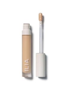 ilia - true skin serum concealer | non-comedogenic, cruelty-free, vegan, safe for sensitive skin, reduces appearance of dark circles + blemishes (yucca sc2, 0.16 oz | 5 ml)