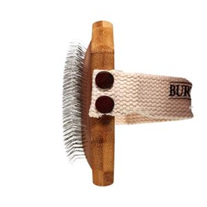 Burt's Bees for Pets Palm Slicker Brush, Recycled Bamboo Dog Brushes, Dog Brush, Dog Hair Brush, Burts Bees Pet Bush, Puppy Brush, Pet Hair Brush, Pet Comb, Dog Grooming Tools, Grooming Brush