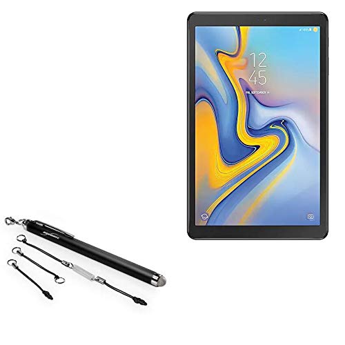 BoxWave Stylus Pen for Samsung Galaxy Tab A 10.5 Wi-Fi (Stylus Pen EverTouch Capacitive Stylus, Fiber Tip Capacitive Stylus Pen for Samsung Galaxy Tab A 10.5 Wi-Fi - Jet Black