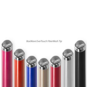 BoxWave Stylus Pen for Samsung Galaxy Tab A 10.5 Wi-Fi (Stylus Pen EverTouch Capacitive Stylus, Fiber Tip Capacitive Stylus Pen for Samsung Galaxy Tab A 10.5 Wi-Fi - Jet Black