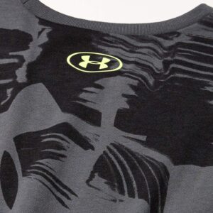 Under Armour Allover Print Graphic T-shirt, Pitch Gray (012)/X-Ray, Youth Large