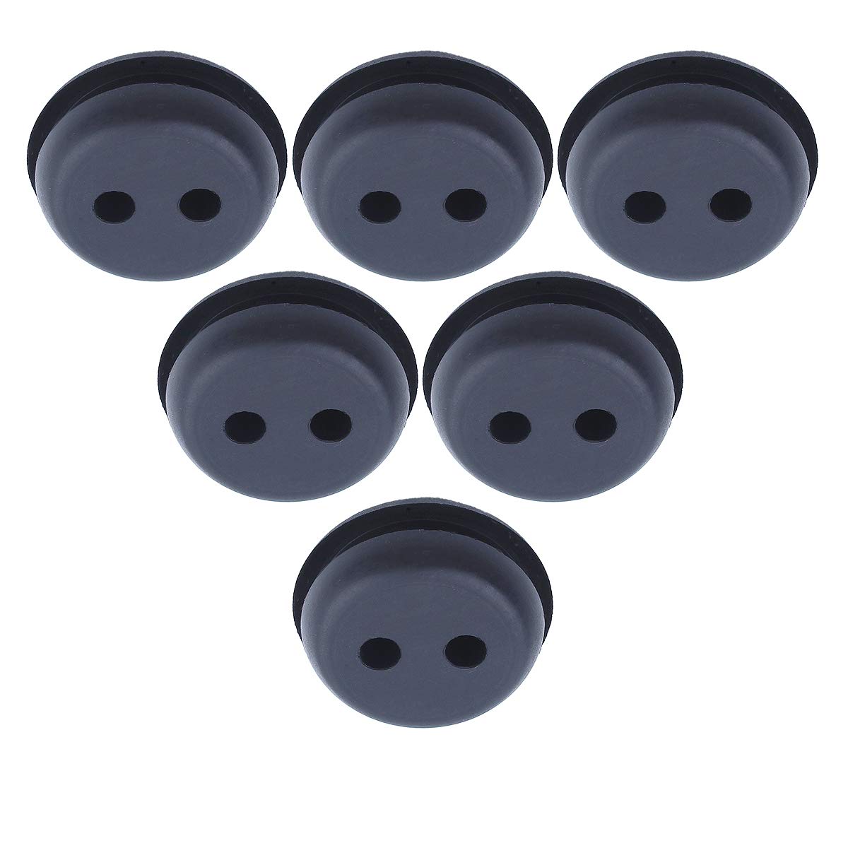 Adefol Fuel Gas Tank Rubber Grommet for 2-Hole 21mm (13/16") Hole Trimmer Weed Eater Replacement Kit