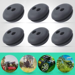 Adefol Fuel Gas Tank Rubber Grommet for 2-Hole 21mm (13/16") Hole Trimmer Weed Eater Replacement Kit