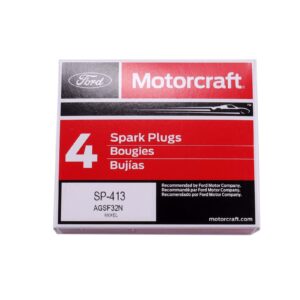 MAS Ignition Coils DG508 and Motorcraft OEM Spark Plugs SP413 Compatible with Ford F-150 Mustang V8 4.6L pack of 8