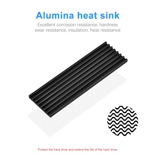 ELUTENG M.2 SSD Heatsink for PS5 / PC Easy Installation Heat Sink M2 SATA NVME Cooling Sink with 4 Thermal Silicone Pads M.2 SSD Cooler Set Heat Reduction for 2280 WD SanDisk Crucial Kingston Samsung