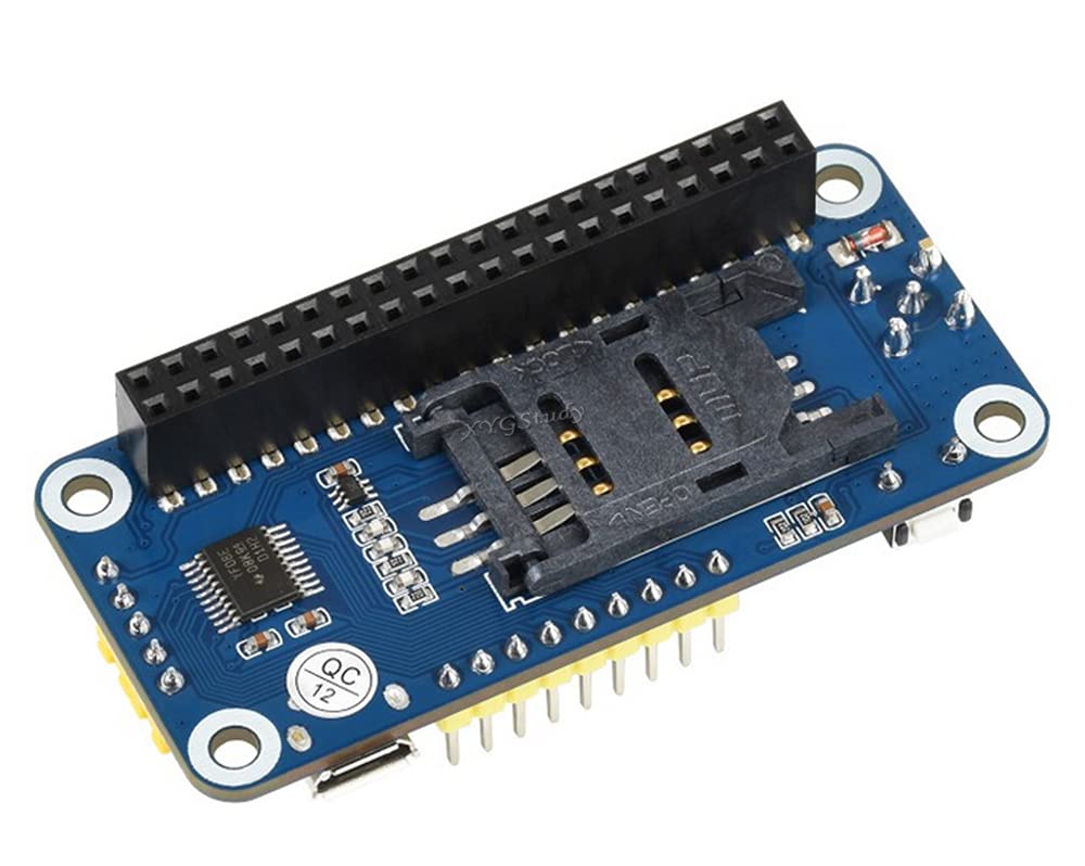 GSM GPRS Bluetooth HAT Based on SIM800C Wireless Internet Compatible with Raspberry Pi 2 3 4 Model B B+ Zero W WH @XYGStudy