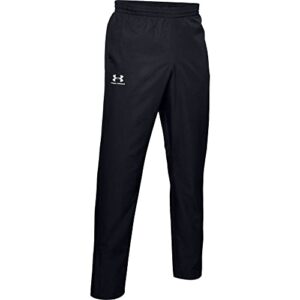 under armour men's woven vital workout pants , black (001)/onyx white, medium