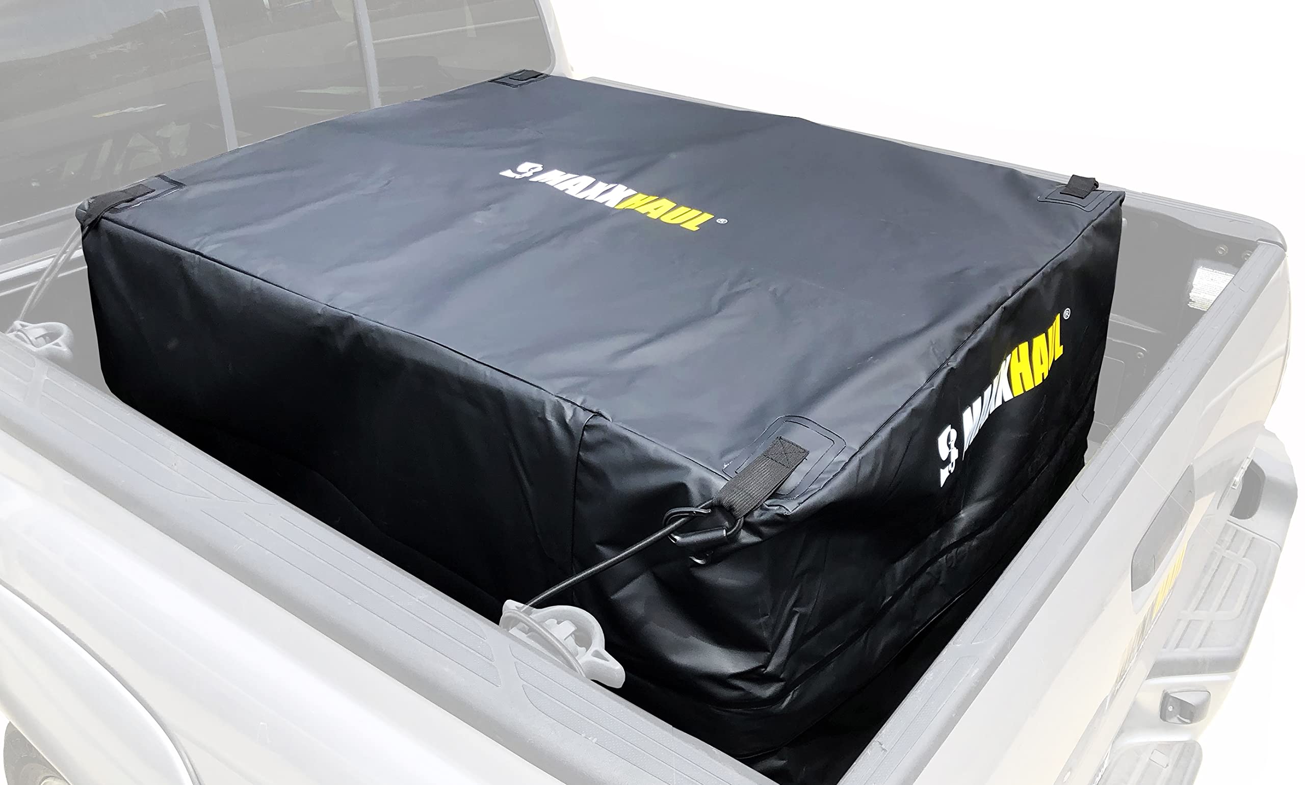 MaxxHaul 50130 Cargo Truck Bag - Heavy Duty and Water Resistant for Pick Up Truck or SUV's - 50" x 40" x 22" Black