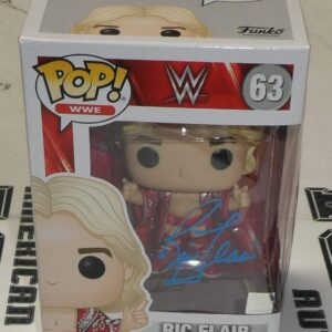 Sports Memorabilia Ric Flair Signed WWE Funko Pop #63 Vinyl Action Figure BAS Beckett COA Autograph - Autographed Wrestling Cards