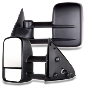 cciyu car mirrors,towing mirrors fit for 1997-2003 for ford for f150 standard and extended cab 1997-1999 for ford for f250 light duty standard and extended cab 2004 for ford for f150 heritage power
