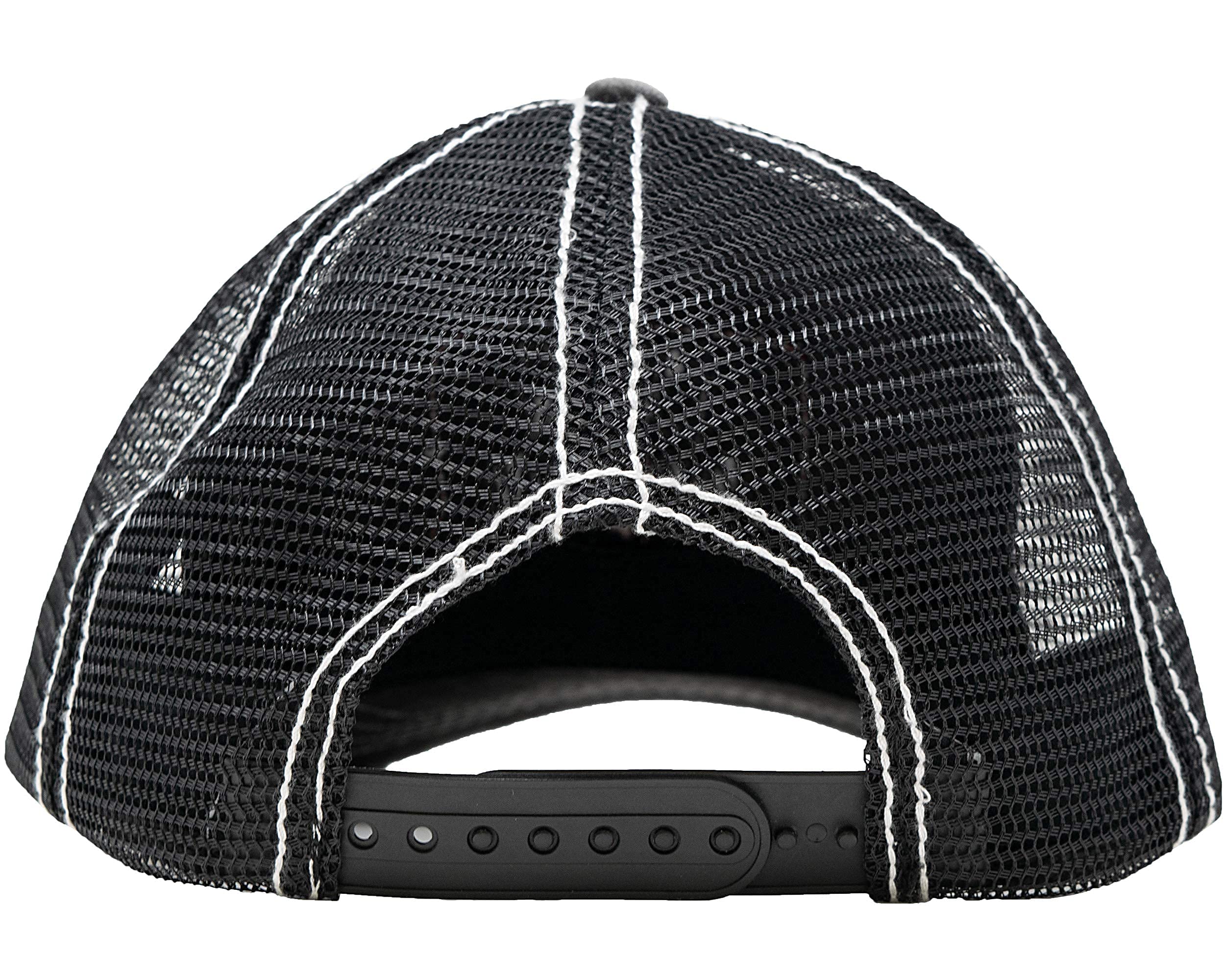 Funky Junque Patch Mesh Baseball Hat - Dog MOM - Black