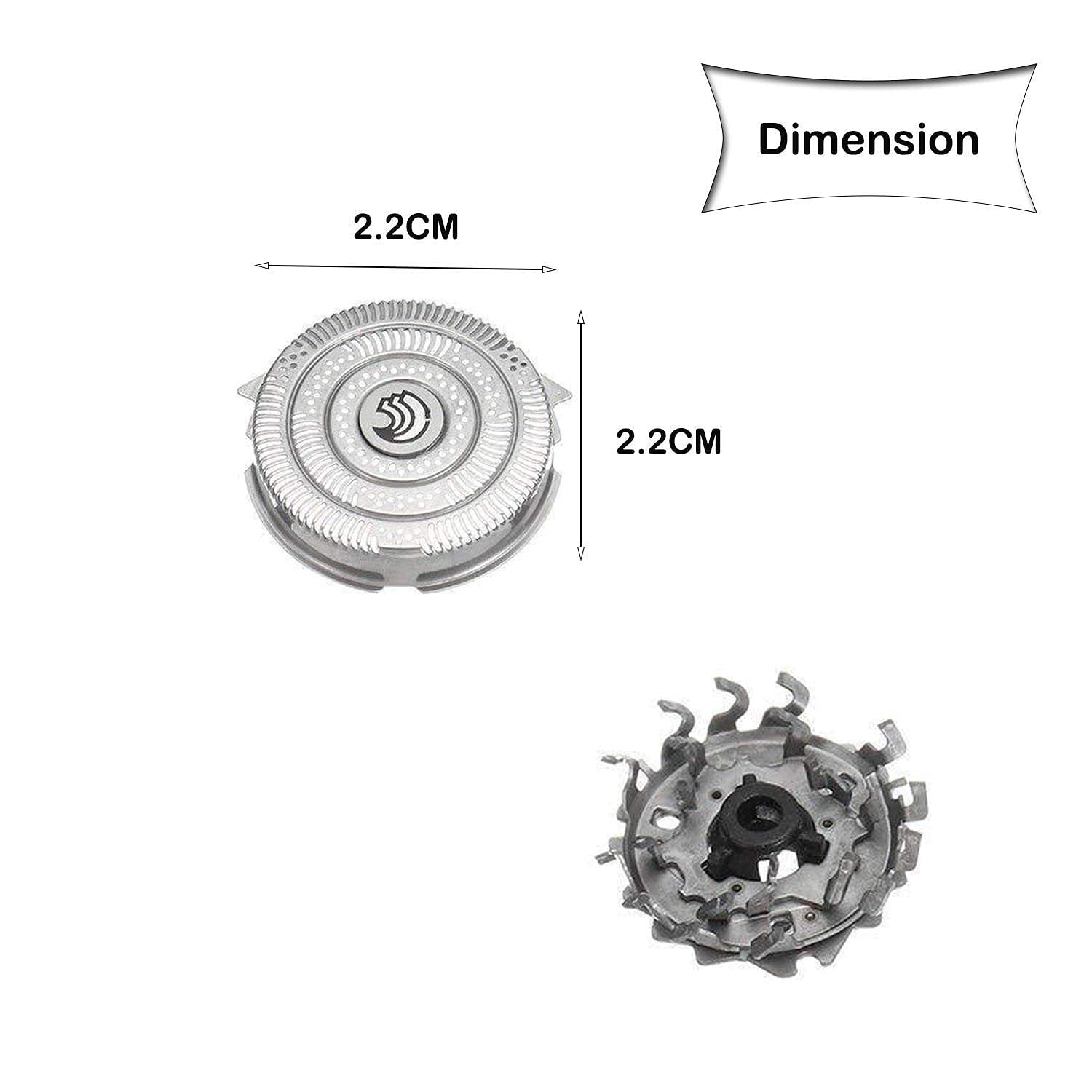 HQ9 Replacement Heads, Shaver Heads Blades Cutter Replacement for Compatible with Philipss Norelcos SpeedXL 8240XL 8140XL 8150XL 8160XL 8170XL, 8100 series, 8200 series, 9100 series, and PT/AT900