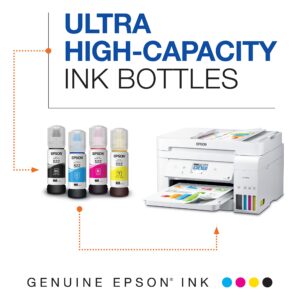 Epson 522 EcoTank Ink Ultra-high Capacity Bottle Magenta (T522320-S) Works with EcoTank ET-2720, ET-2800, ET-2803, ET-2840, ET-4700, ET-4800, ET-4810