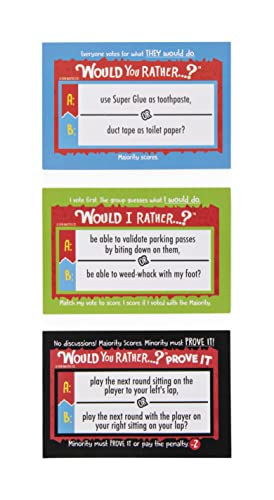 Spin Master Games Would You Rather…? Prove It, Hilarious Family Game of Demented Dilemmas, for Ages 8 and Up