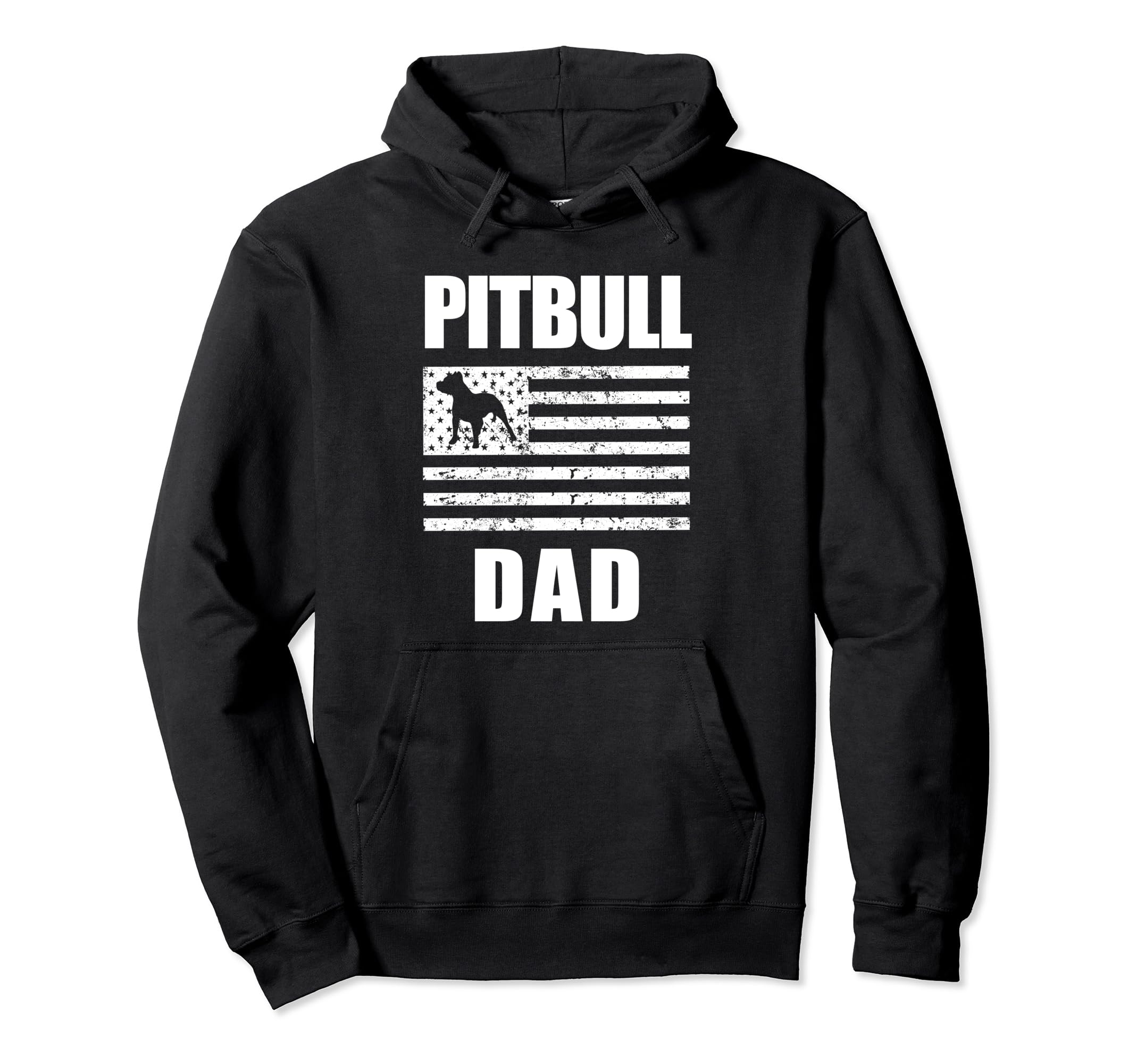 Proud Pitbull Dad American Bully Men's Hoodie Sweater