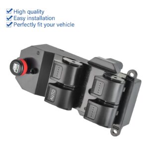 Driver Side Master Power Window Switch for Honda Civic 2001-2005, Honda CR-V 2002-2006, Replace OE#35750-S9A-305