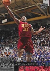 2009-10 upper deck - demar derozan - star rookies - nba basketball rookie card - rc card #238