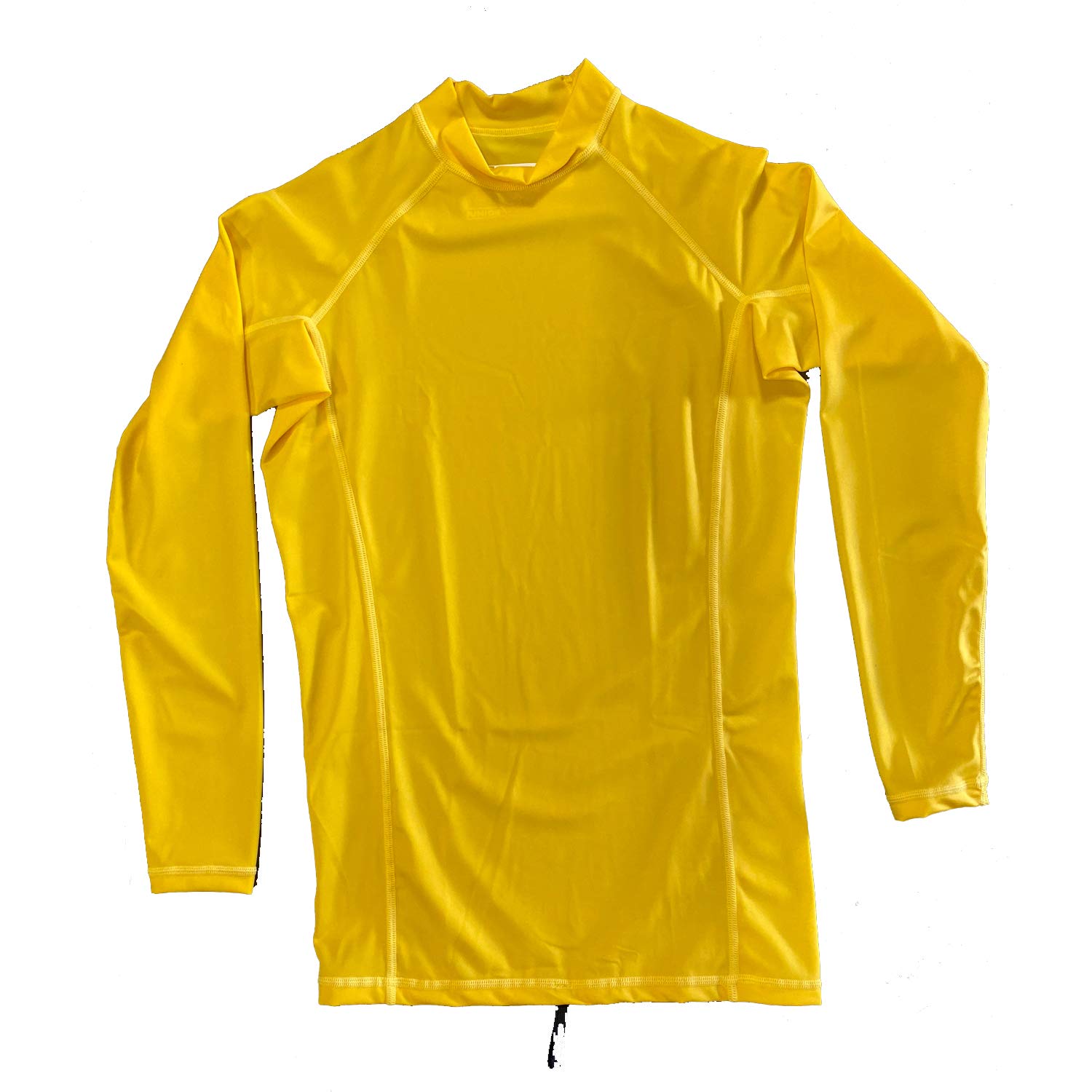 Long Sleeve Rashguard Sun Shirt-Yellow-L