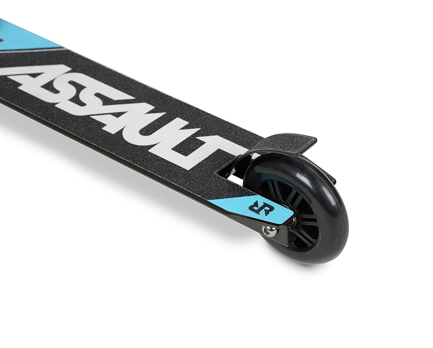 Riprail Assault Stunt Scooter Finished in Black/Blue with Alloy Deck and ABEC-7 Bearings