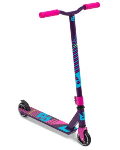 riprail matte stunt scooter for skatepark. pro scooter for kids 43" inches and up. unisex trick scooter for all skill levels. performance bmx scooter for beginner or professional - purple haze