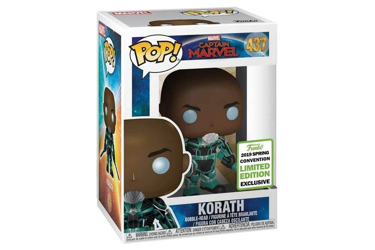 POP! Funko Captain Marvel Korath #437 ECCC Shared Sticker