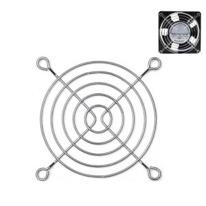 bnafes 10Pcs Fan Grill 80mm Metal Axial Cooling Fan Finger Guard Protective Grill for PC Ventilator