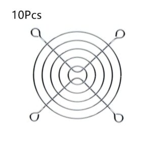 bnafes 10Pcs Fan Grill 80mm Metal Axial Cooling Fan Finger Guard Protective Grill for PC Ventilator