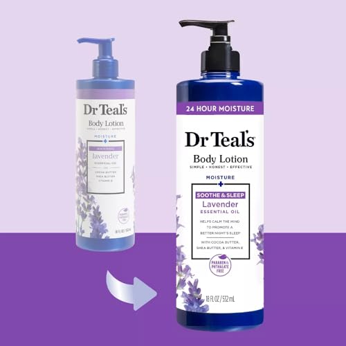 Dr Teals Lavender Body Wash w/Pure Epsom Salt - Bundle w/Dr Teals Lavender Body Lotion! Soothing Set!