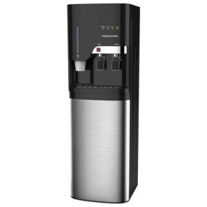 frigidaire efwc900 water cooler/dispenser with cup storage -2 temperature settings - bottom loading - premium stainless steel - child saftey