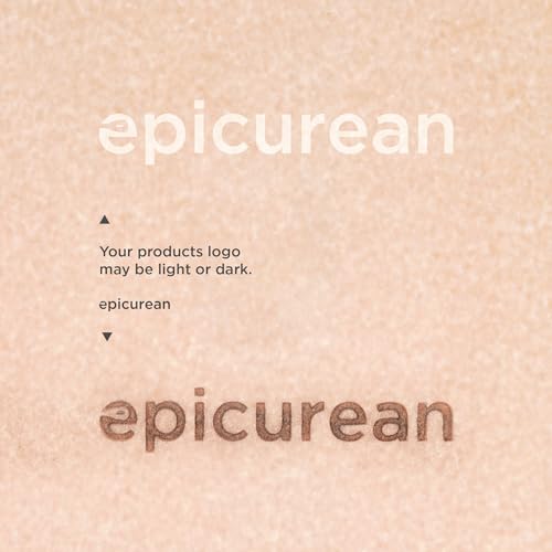 Epicurean All-In-One Cutting Board with Non-Slip Feet and Juice Groove, 19.5" x 14.5", Natural/Black