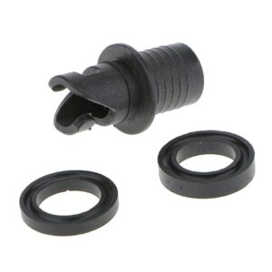 FHelectronic 5 Pieces Boat Foot Pump Hose Adapter H-R Valve Adapter Inflatable Boat Valves Hose Adapter