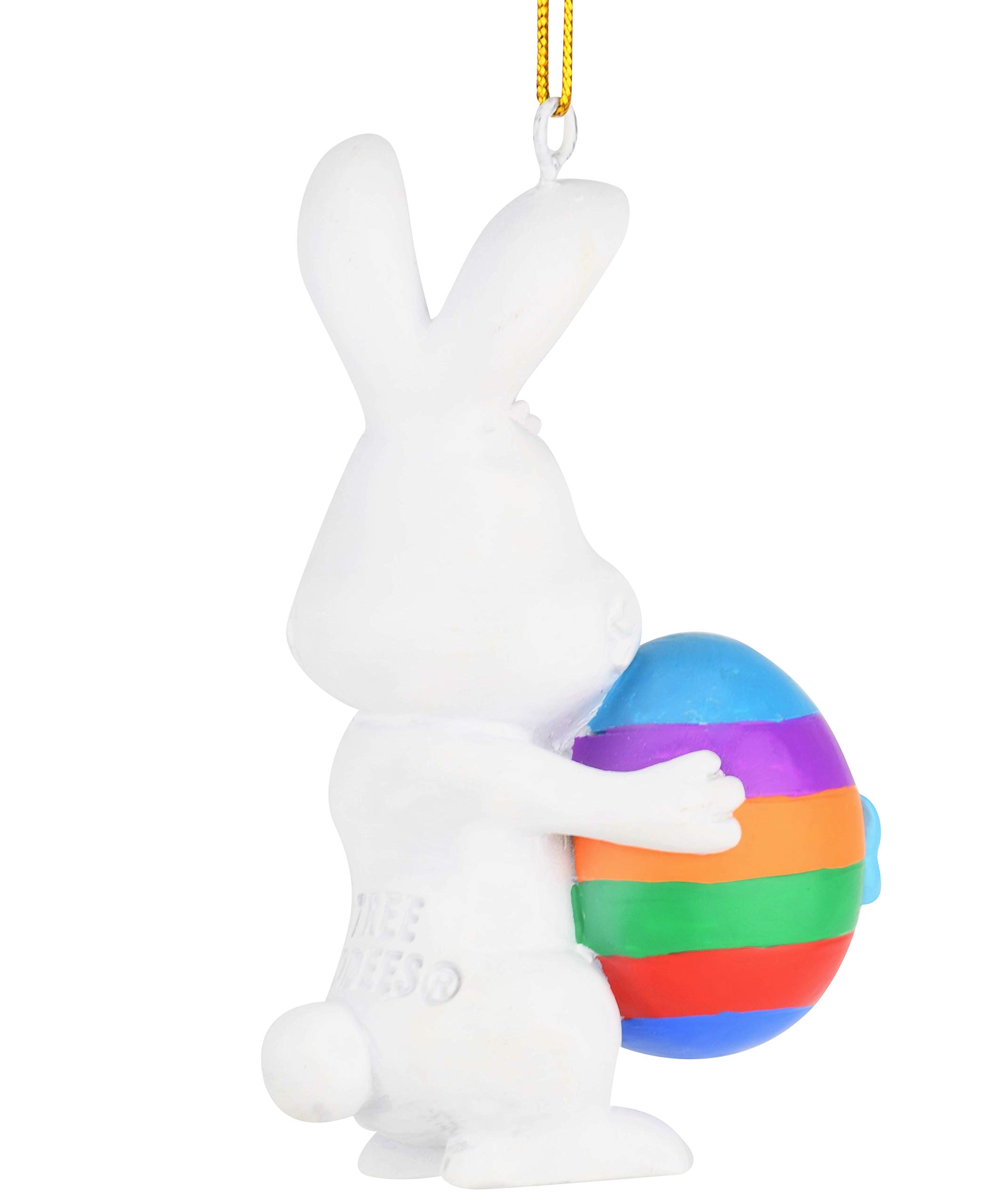 Tree Buddees Easter Bunny Gifting an Easter Egg Ornament Decoration