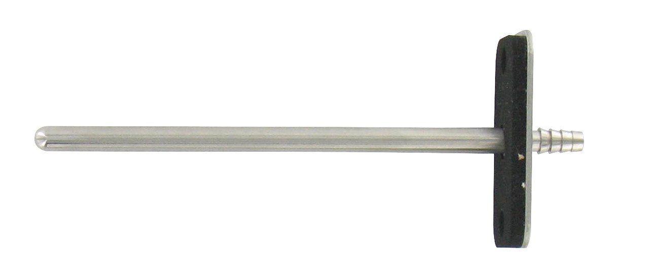 Dwyer® SS Static Pressure Tip, A-489, Straight, 4" (101 mm) Insertion Depth