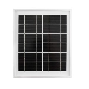 waveshare Solar Panel (6V 5W) with High Performance156 Monocrystalline Cell Toughened Glass Anodic Oxidation Aluminum Alloy for Use with Solar Power Manager