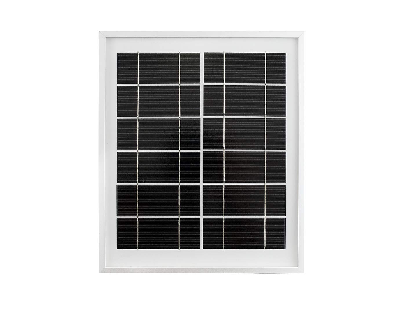 waveshare Solar Panel (6V 5W) with High Performance156 Monocrystalline Cell Toughened Glass Anodic Oxidation Aluminum Alloy for Use with Solar Power Manager