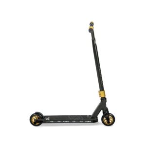 Riprail Semi Pro 1 Performance Stunt Scooter with Alloy Deck, Alloy Core Wheels, ABEC-9 Bearings, Alloy NECO Threadless Headset, Alloy CNC Machined Fork, 2 Pegs and Gold Components