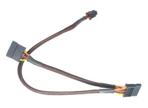 lefix replacement hdd sata power cable for dell vostro/inspiron 3669 3668 3667 3660 3650 3653 3650 3268 3250 series, compatible dell pn gp2jm, 11-inch long