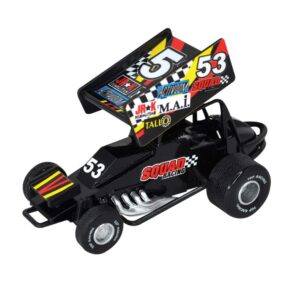 Kipp Brothers Sprint Car Pull Back Racing Toy Cars with Decals - Pack of 8