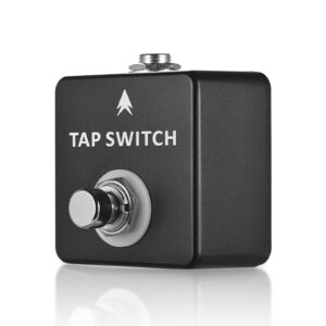 guitar footswitch pedal tap switch pedal, single momentary footswitch, for time-based effects pedal and muti-effects pedal
