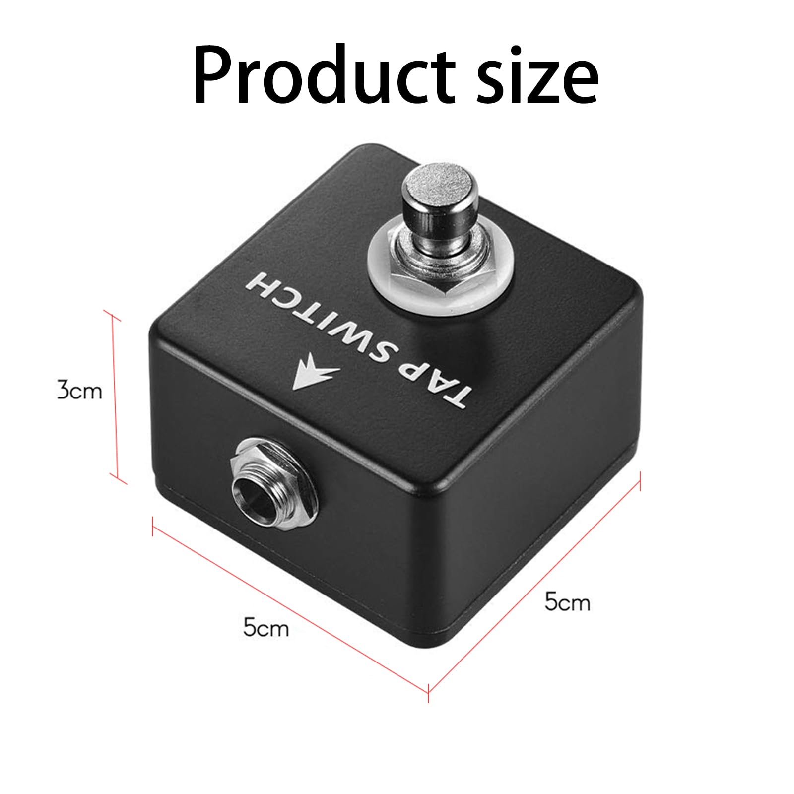 Guitar Footswitch Pedal TAP SWITCH PEDAL, Single Momentary Footswitch, for time-based effects Pedal and Muti-effects Pedal