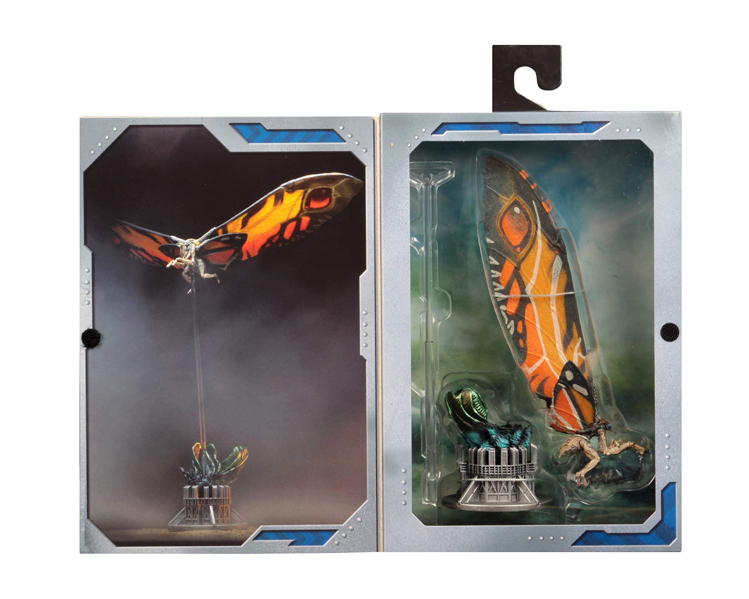 NECA Godzilla 2019: Mothra 7" Action Figure, Multicolor