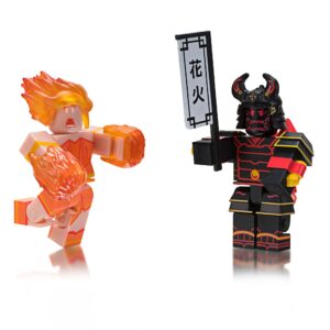 Roblox Celebrity Collection - Heroes of Robloxia: Ember & Midnight Shogun Game-Pack [Includes Exclusive Virtual Item]