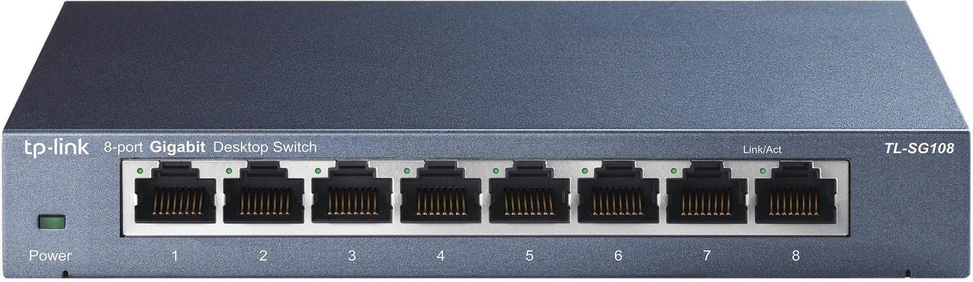 TP-Link 5 Port Gigabit Ethernet Network Switch (TL-SG105) & 8 Port Gigabit Ethernet Network Switch (TL-SG108)