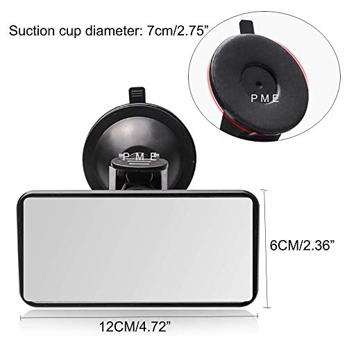 Rear View Mirror for Backseat Interior Car Suction Cup Windshield Mirror Strong Sucker Flat Rear View Mirror for Baby Infant Child New