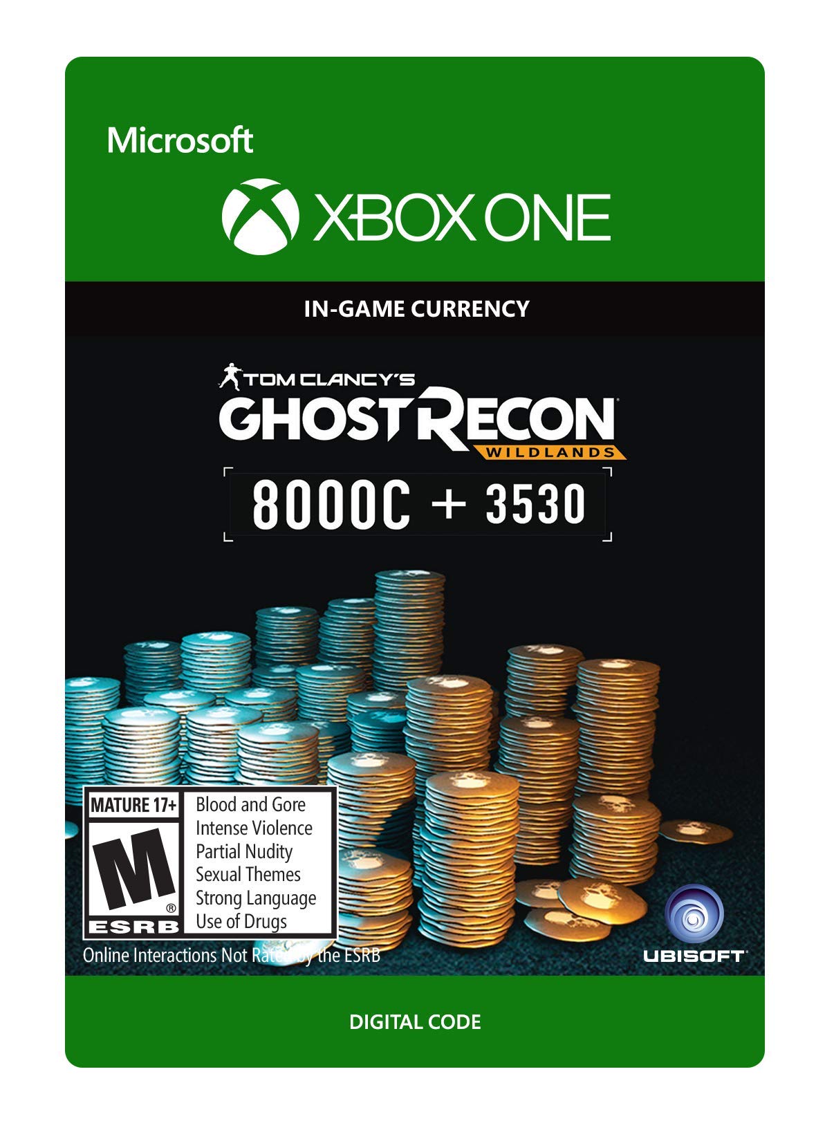 Tom Clancy's Ghost Recon Wildlands Currency pack 11530 GR credits - Xbox One [Digital Code]