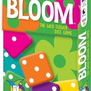 Gamewright - Bloom - The Colorful Wild Flower Roll and Write Dice Game, 5"